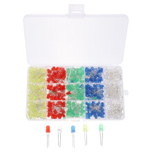 500Stk LED Lichtperlen Farbenfrohe Kunststofflampen