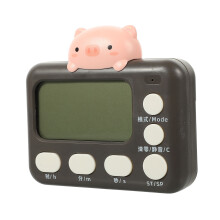 Zwarte Timer Met Alarmfunctie Voor En