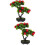 2Stk Künstlicher Topffruchtbaum Desktop- -Bonsai-Ornament 9