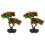 2Stk Künstlicher Topffruchtbaum Desktop- -Bonsai-Ornament 4