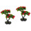 2Stk Künstlicher Topffruchtbaum Desktop- -Bonsai-Ornament 6