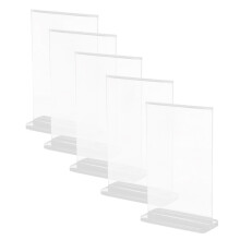 Displayständer Aus Acryl Für Schilder Schreibtisch Transparent 5