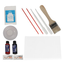 1 Set Cyanotypie DIY Mit Handschuhen Schürze Bastelzubehör