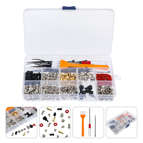 1 Set Gehäuseschrauben Mit Scheiben Kabelbindern Für Computer 2