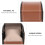 Coffee Watch Box PU Leather Jewelry Case Durable Storage 10
