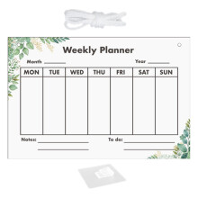 Memo Board Modern Weiß Familie Mitglieder Set 11,8x7,9x0,08 Zoll