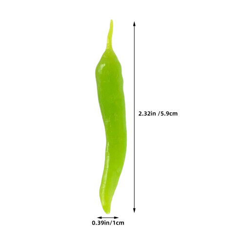 18 Chili-Pfeffer-Dekorationen Dekorative Simulationsgemüse 1