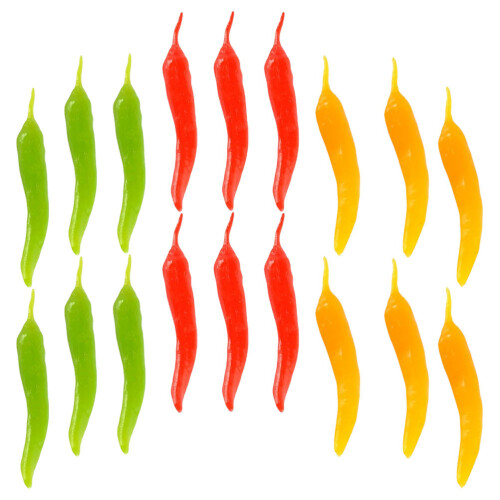 18 Chili-Pfeffer-Dekorationen Dekorative Simulationsgemüse 2