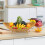 Imitation Rattan Obstservierplatte Gemüseschale 10
