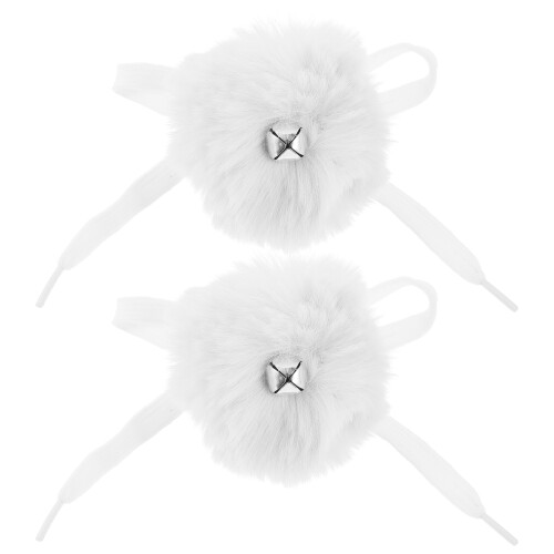 2Stk Roller Skate Pompom Mit Flauschig Accessoire 1