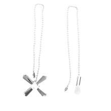 2Stk Metall Perlkugel Zugkette Für Schreibtischlampe Pendelleuchte