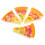 4Stk Simulation Pizza Modell Deko Für Präsentation 1