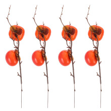 Fall Blumensteckdosen Künstliche Beerenzweige Orange 4