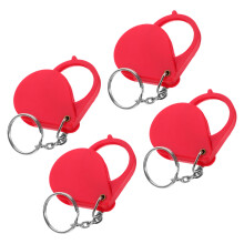 Vergrößerungsglas Mini Schlüsselanhänger 4 Rot