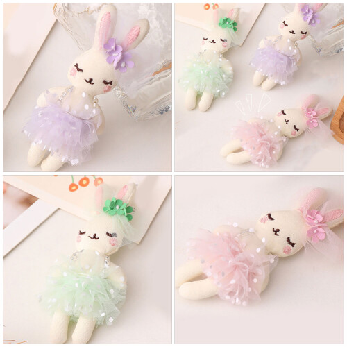 6 Haushaltsarmbänder Hase Puppe 2