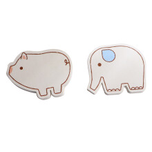 2 Packs Cartoon Nachrichtenkarten Leere Notizpapiere Für Büro Schule