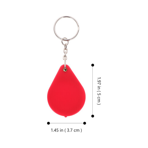 Vergrößerungsglas Mini Schlüsselanhänger 4 Rot 1