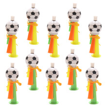10Stück Fußball Lautsprecher Trompete Party Horn Kunststoff
