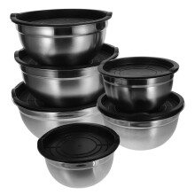 1 Set Mischschüsseln Mit Deckeln, , Stapelbar