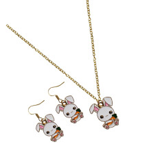 3teiliges Schmuckset Mit Halskette Ohrringe