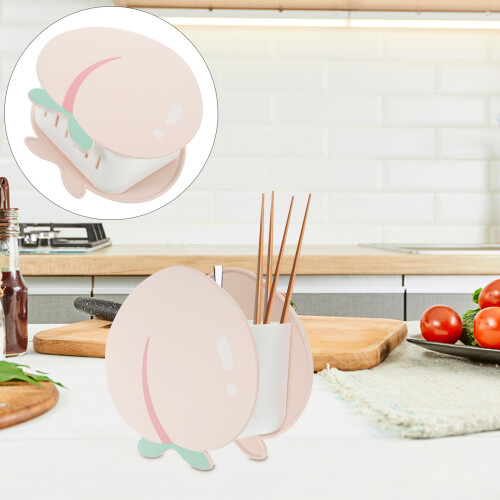 Küchenarbeitsplatte Organizer Essstäbchenhalter Rosa 1 Satz 2