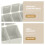 3Pièces Coffret Médicaments Portable Multi Compartiments En PP 11