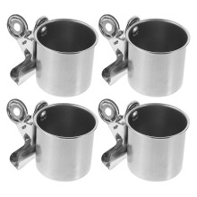 4Stück Futter Wasserschalen Für Sittich Wellensittich Mit Klemme