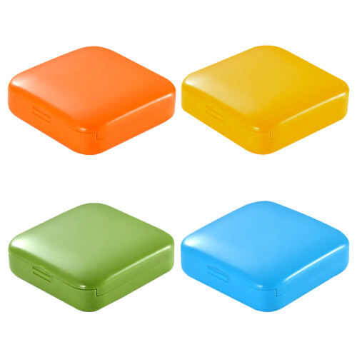 4Stk 2 Dosierende Pillendose Abs Pocket 1