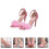 Paar Sommer Sandalen Hochhackig Elegant 3