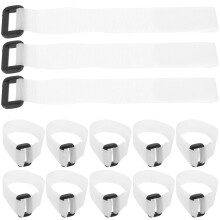 Angelrute Gürtelschlaufen Tragetasche 30 Stk 0,2x1,1x6 Zoll Weiß