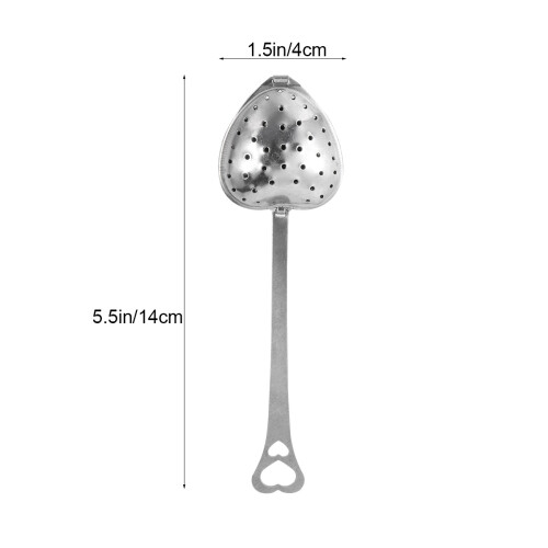 2Stk Tee Herzform Infuser Für Tee Und Gewürze 1