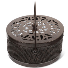 Box Mit Deckel Praktische Runde Hohle Brennbox