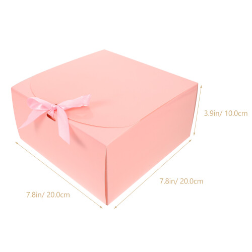 10Stk Mit Schleife Cupcakeboxen Kuchenbehälter 1