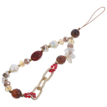 Phone Chain Stone Crystal Gebetsperlen Anhänger Lanyard