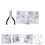 1 Set Diy Armband Halskette Schmuckmaterialien 5