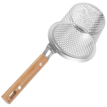 Spaghetti Löffel Nudelsieb Holzgriff Nudelkorb