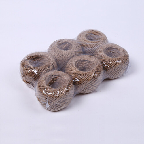 Roll Jute Seil 3-Lagig Sackleinen Schnur 2