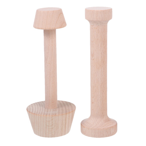 2Stk Holz Eier- Form Köpfig Gebäck Muffin Backform 1