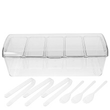 1Set Kühler Pet Salatbehälter Mit Deckel Für Picknick Und Grillen