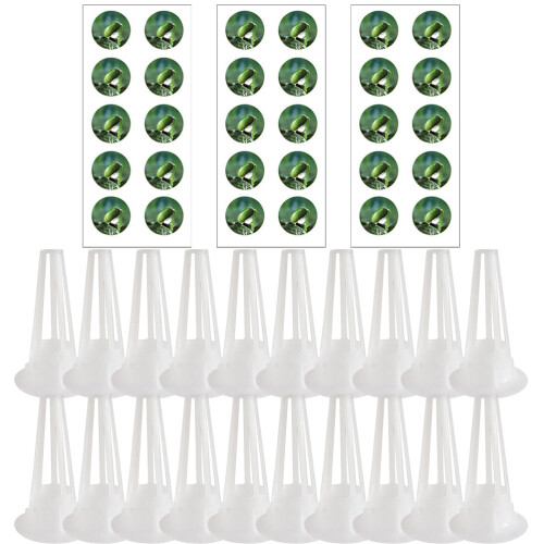 1Set Hydroponische Plantcup Wit Voor Zaailingen En