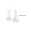 1Set Hydroponische Plantcup Wit Voor Zaailingen En 8