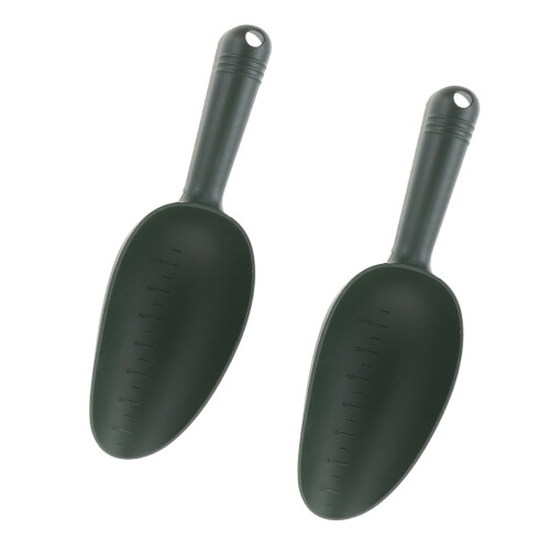 2St Lichtgewicht Plastic Tuinscheppen Donker Groen Ergonomisch