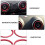 4St Aluminium Auto Vent Ring Set Airconditioning Interieur 11
