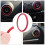 4St Aluminium Auto Vent Ring Set Airconditioning Interieur 8