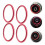 4St Aluminium Auto Vent Ring Set Airconditioning Interieur 3