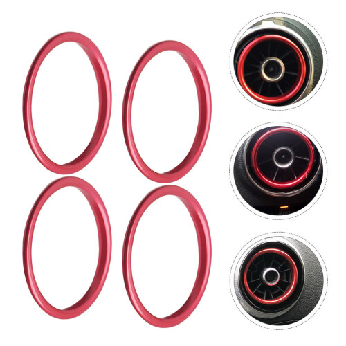 4St Aluminium Auto Vent Ring Set Airconditioning Interieur 2