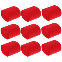 Geburtstagsparty Schleier 10 Papierschleier Rot