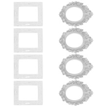 8St Mini Resin Fotolijst Voor Huisdecoratie En Telefoonaccessoires