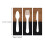 3St Keuken Wandbord Mes Ornament 3