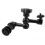 2 Unidades Braço Articulado 11 Polegadas Para Monitor, Câmera (Preto) 11
